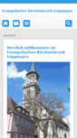 Mobile Screenshot of ev-kirche-goeppingen.de