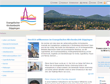 Tablet Screenshot of ev-kirche-goeppingen.de